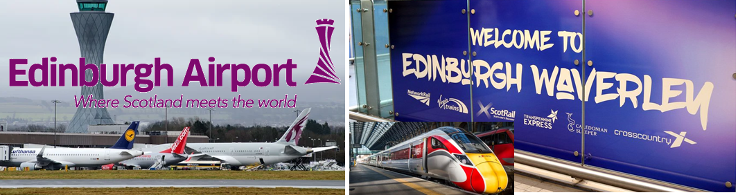 By road, rail or air